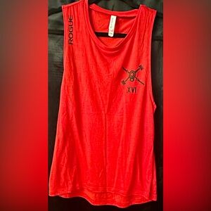 ROGUE CROSSFIT - DAVE CASTRO WOMEN'S RED MUSCLE TANK